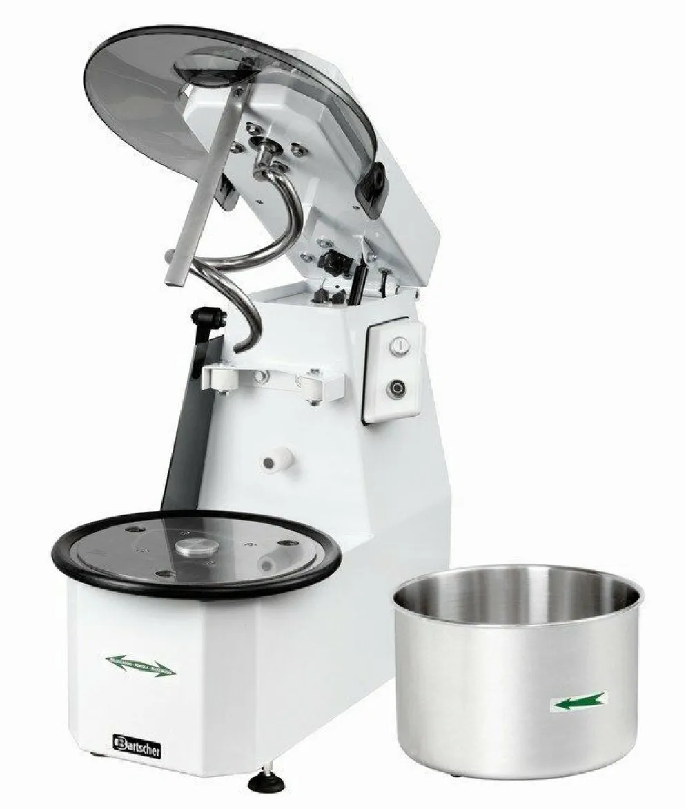 Bartscher Teigknetmaschine 18 Kg, 22L, Schwenkbar, Schüssel abnehmbar