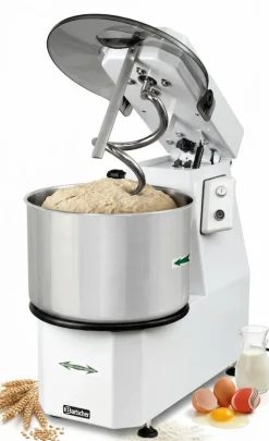Bartscher Teigknetmaschine 25 Kg, 32L, Schwenkbar, Schüssel abnehmbar