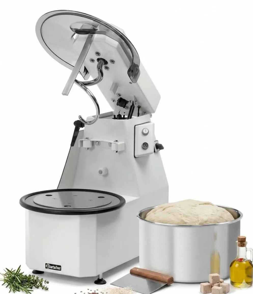 Bartscher Teigknetmaschine 25 kg, 32L Plus, 400V, Schwenkbar, Schüssel abnehmbar