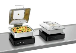 Bartscher Touch Glas-Induktionswarmhalteplatte IW3-SW, 300W