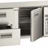 Bartscher Unterbau-Kühltisch 1400T1S2, 1 Tür, 2 Schubladen GN 1/1