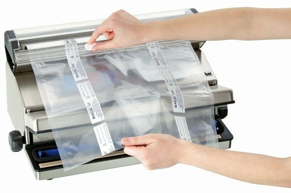 Bartscher Vakuum Verpackungsmaschine 400M inklusive Rollenhalterung