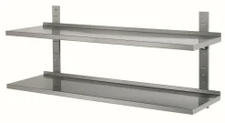 Bartscher Wandregal Set, 1200x355 komplett