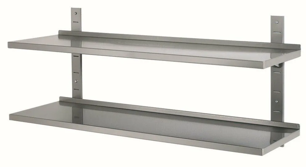Bartscher Wandregal Set, 1200x355 komplett