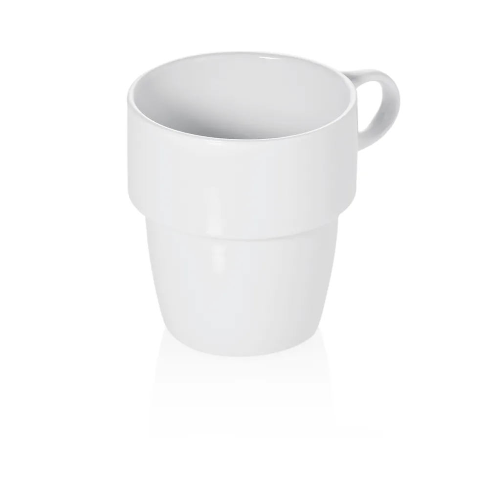 Becher Set, konisch, Ø 8 cm, 250 ml, Set á 6 Stück, Porzellan