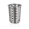 Besteckköcher, Ø 11,5 cm, Höhe 12 cm, perforiert, Edelstahl