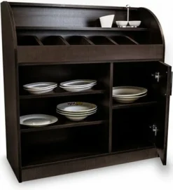 Besteckschrank 100 Wenge mit Soft-Close-Tür