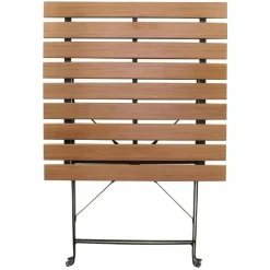 Biergartentisch Terrassentisch Atlas, 59.5 x 59.5cm, klappbar