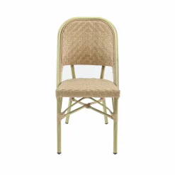 Bistrostuhl Viva-O Rattan Bambus-Natur, stapelbar