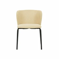 Break Stapelstuhl mit Bezug Beige, stapelbar