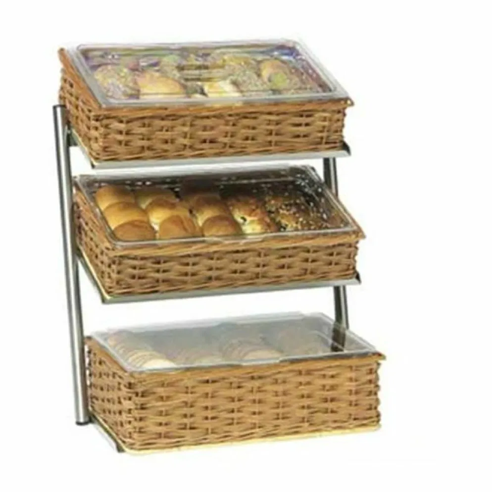 Brotkorb Etagere 3-stufig breit inkl. Körbe