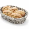 Brotkorb oval 320x230x70mm grau