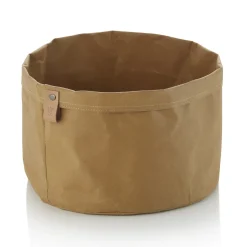 Brottasche CRAFT & CRUMBLE, Ø 30 cm, Höhe 22 cm, khaki, Kraft Paper