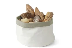 Brottasche grau/beige Baumwolle ø-15cm