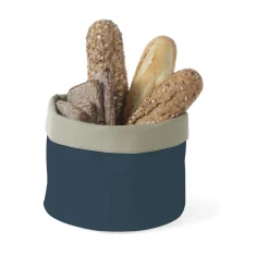 Brottasche grau/dunkelgrau Baumwolle ø-15cm