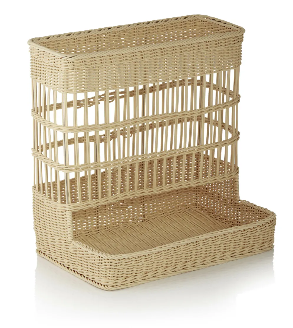 Brötchenschütte WEAVER PRO Systemkörbe, 60 x 49 x 60,5 cm, hellbeige, Polypropylen
