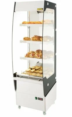 Buffalo Slimline Wärmevitrine 220L, 49,4x60x174,2cm