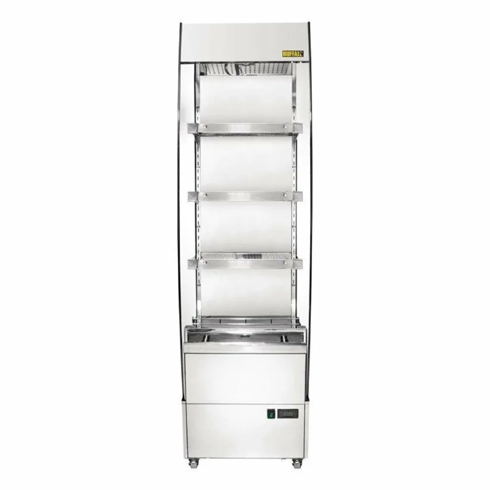Buffalo Slimline Wärmevitrine 220L, 49,4x60x174,2cm