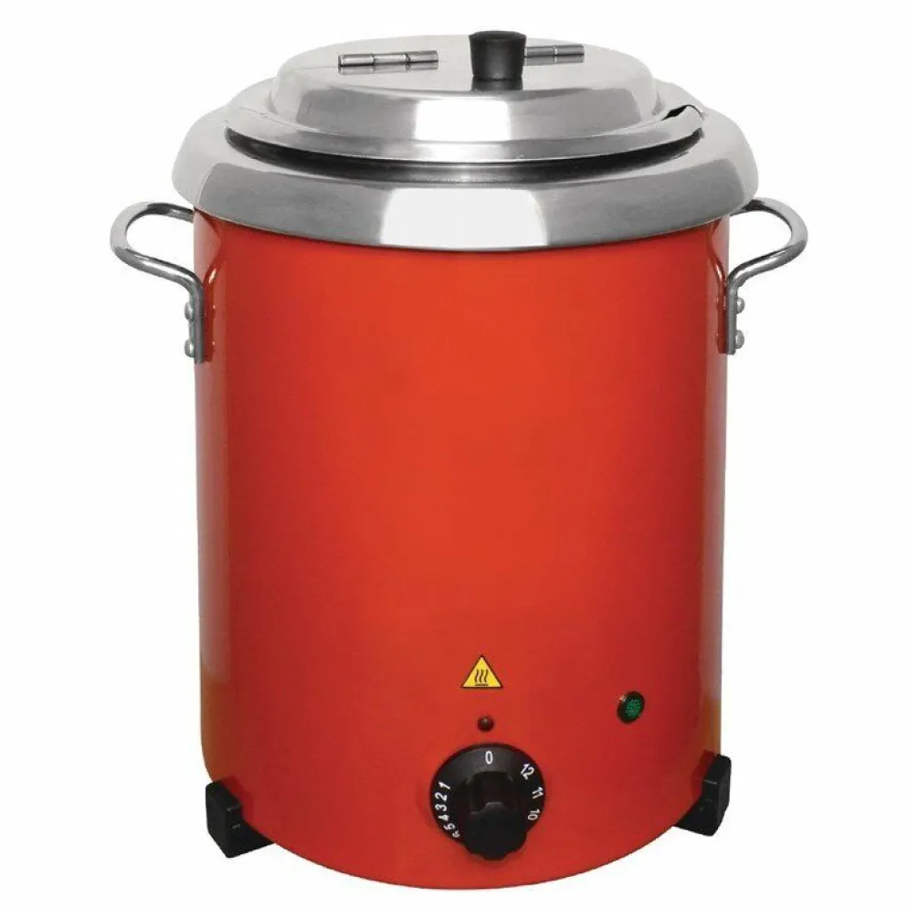 Buffalo Suppenkessel rot 5,7L mit Klappdeckel