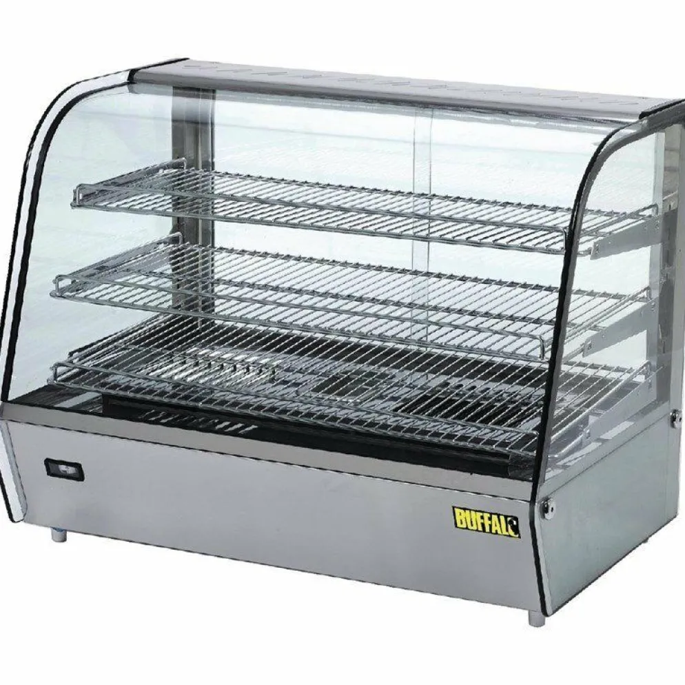 BUFFALO Warmhaltevitrine 160 L, 868x568x670mm