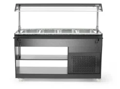 Buffet-Theke gekühlt 1490 mm für 4 GN 1/1, Selbstbedienung
