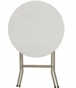 Buffettisch rund klappbar weiss, 60cm