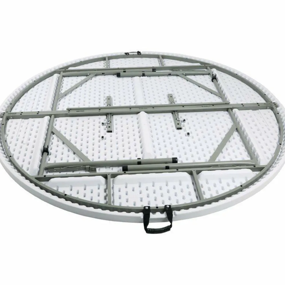 Buffettisch rund klappbar weiß 183cm
