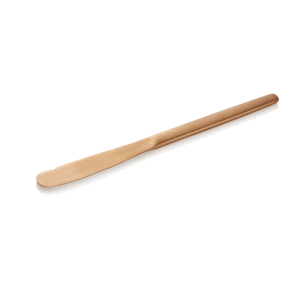 Buttermesser Set ALEX BRONZE, bronze, matt, 18 cm, Set á 12 Stück