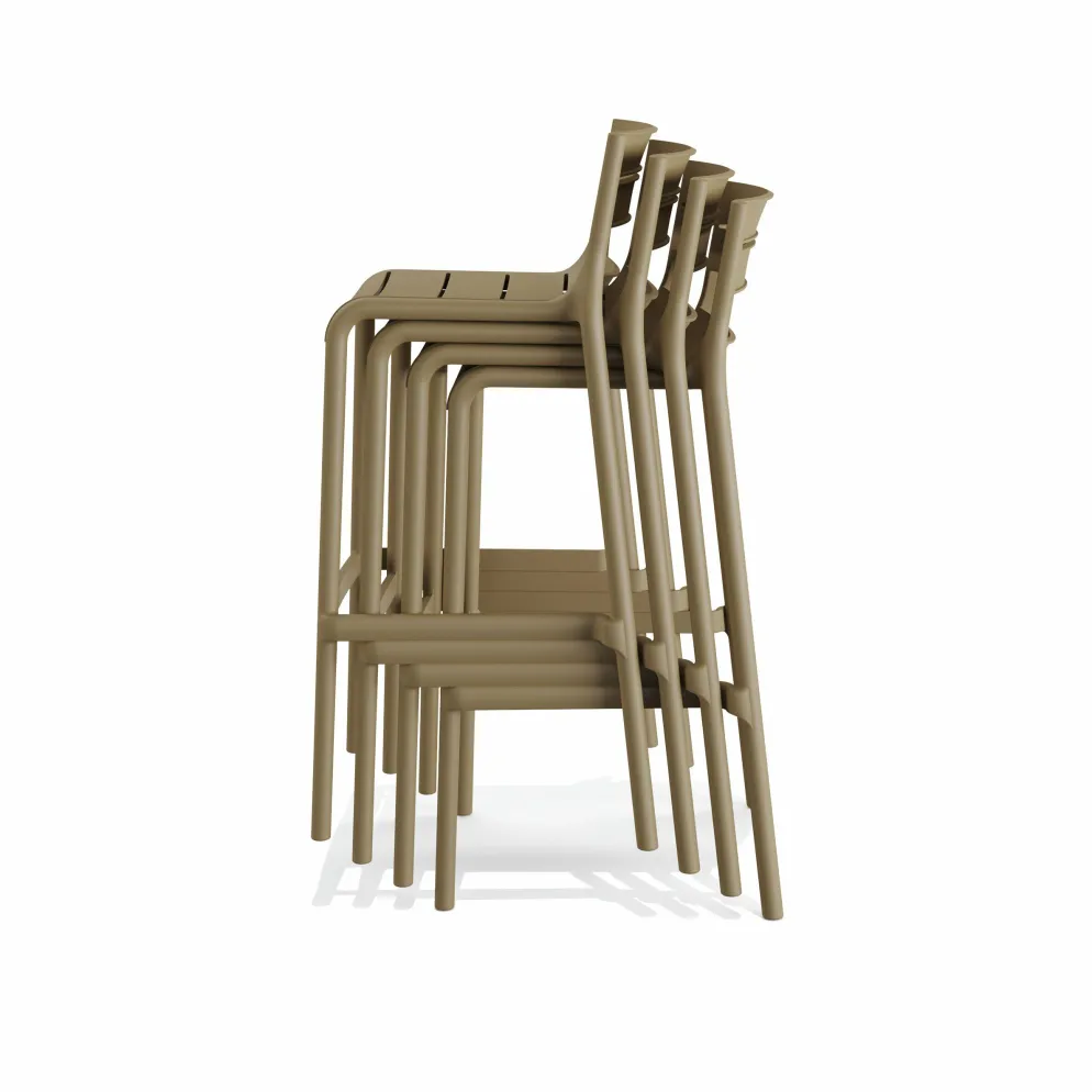Calor Terrassen Barhocker Sand, stapelbar