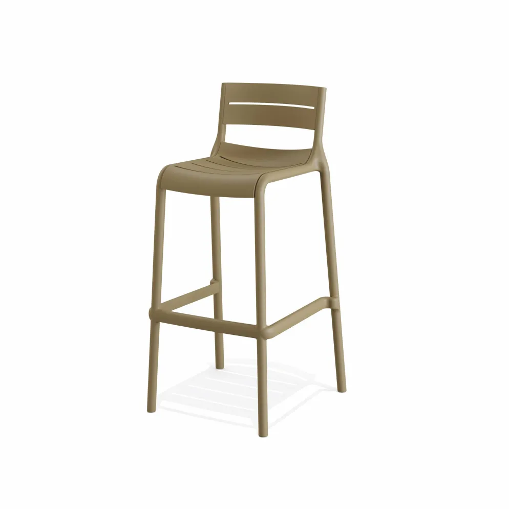 Calor Terrassen Barhocker Sand, stapelbar