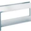 CHROMOnorn Arbeitstisch mit Zwischenboden und Aufkantung 1000x700x850-900mm