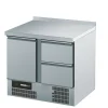 CHROMOnorn Kühltisch BR795, GN 1/1, 2 Türen, Aufkantung, Breiste 950mm