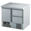 CHROMOnorn Kühltisch BR795, GN 1/1, 1 Tür, 2 Züge 1/2, Breite 950mm