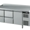 CHROMOnorn Kühltisch GN 1/1, 4 Züge 1/2, 1 Tür, 1725x700x850mm