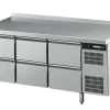 CHROMOnorn Kühltisch GN 1/1, 6 Züge 1/2, 1725x700x850mm