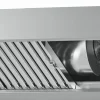 CHROMOnorn Wandhaube mit Ventilator und LED-Einbaubeleuchtung 1000x900x450mm