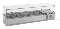 Combisteel Aufsatzvitrine für 8x 1/4 GN, 1800 mm
