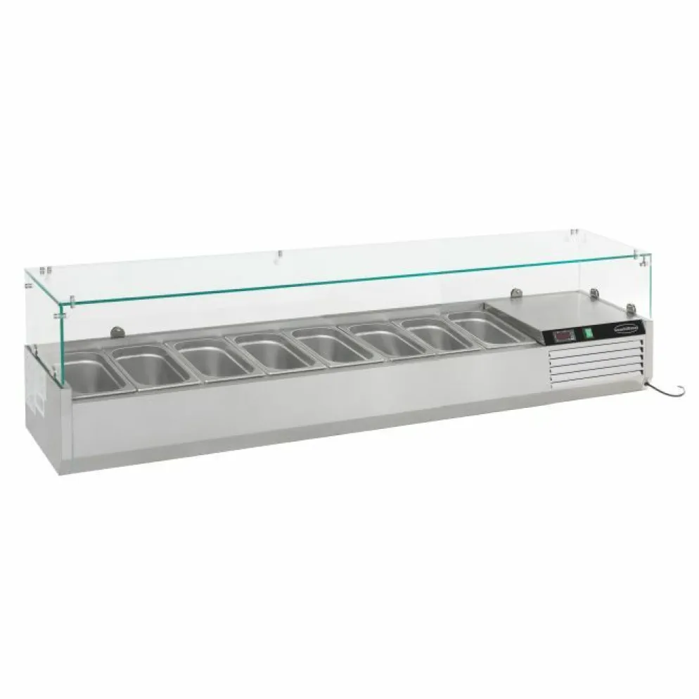 Combisteel Aufsatzvitrine für 8x 1/3 GN, 1800 mm