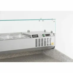Combisteel Aufsatzvitrine für 10x 1/4 GN, 2000 mm