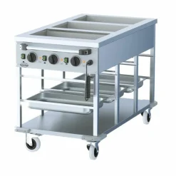Combisteel Bain-Marie Wagen für 3x1/1 GN