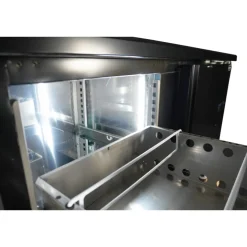 Combisteel Barkühler Schwarz 537L mit 6 Schubladen