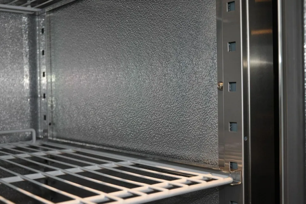 CombiSteel Edelstahl Doppeltür-Tiefkühlschrank 1200L, Breite 1340mm