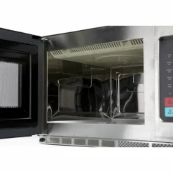 CombiSteel Edelstahl Mikrowelle 34 L, 2100W