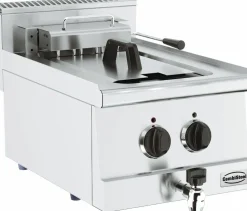 CombiSteel Elektro-Fritteuse, 10 Liter, Breite 400mm, Tiefe 600mm, 7.5kW