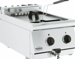 CombiSteel Elektro-Fritteuse, 10 Liter, Breite 400mm, Tiefe 700mm, 7.5kW