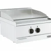 Combisteel Elektro Grillplatte Chrom glatt 600 mm, Tischgerät 6 kW