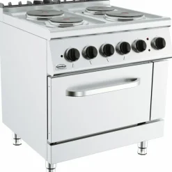 CombiSteel Elektroherd 4 Platten, 2x 2,25kW, 2x 1,85kW mit Backofen