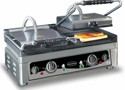 Combisteel Elektro Kontaktgrill doppelt gerillt 560 mm