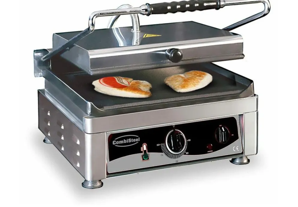 Combisteel Elektro Kontaktgrill glatt 410 mm, Tischgerät