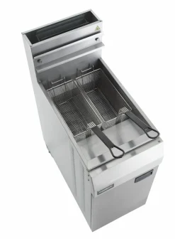 CombiSteel Gas-Fritteuse, 21 Liter, 400x1180mm, 24 kW Erdgas